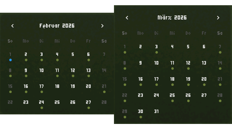 Kalender & Verlauf