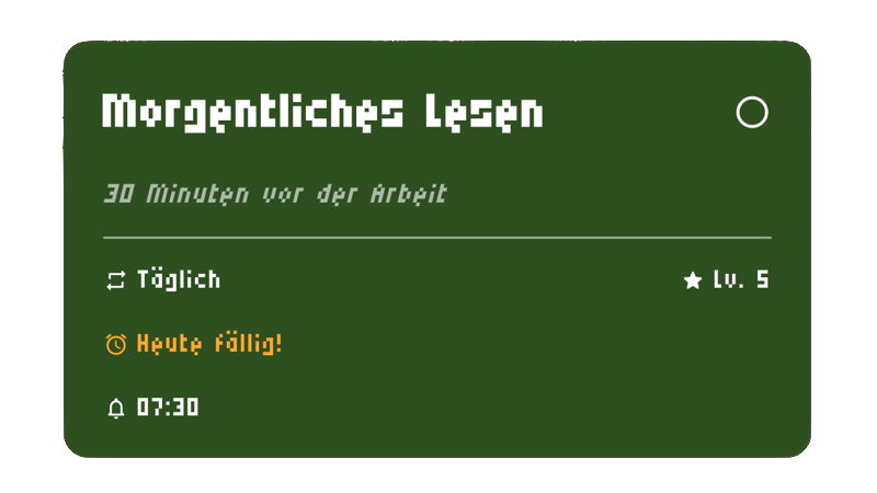 Levelsystem & Tiers 1